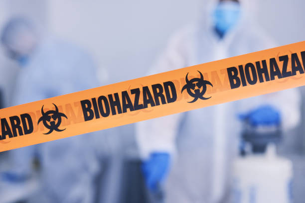 Professional Biohazard technician working in Live Oak, TX